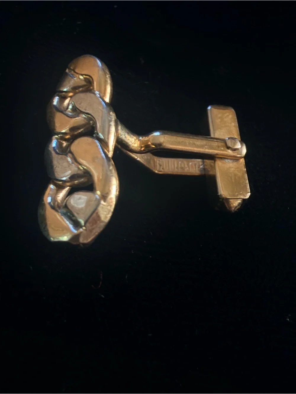 Men's Chain Link Cufflinks - Silver Tone